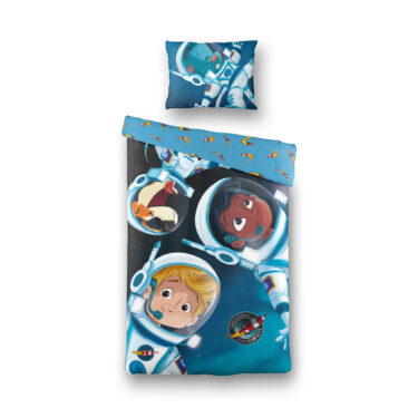 De Kleine Astronauten - Dekbedovertrek Space Crew